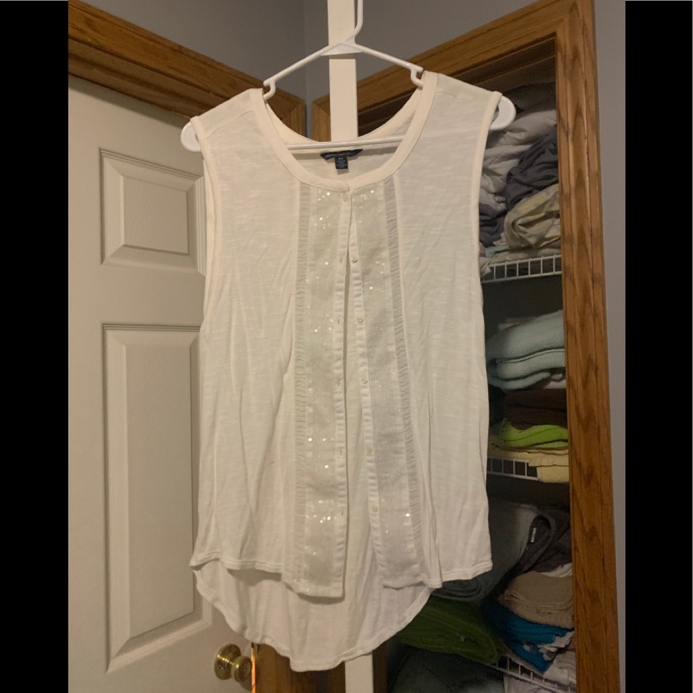 Button up tank top